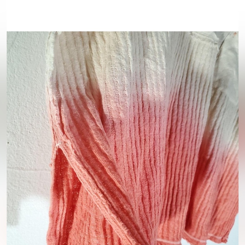 FREE PEOPLE WE THE FREE SUN DIAL TEE OMBRÉ LOOSE POCKET SIZE SMALL - Picture 5 of 14